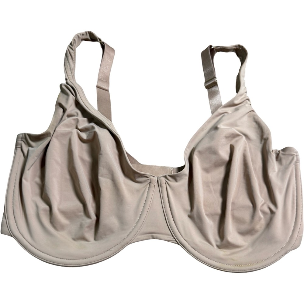 ThirdLove Microfiber Underwire Bra Womens 34H Beige Good Full Coverage Support